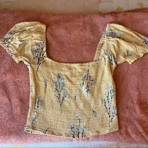 Billabong off-the-shoulder crop top